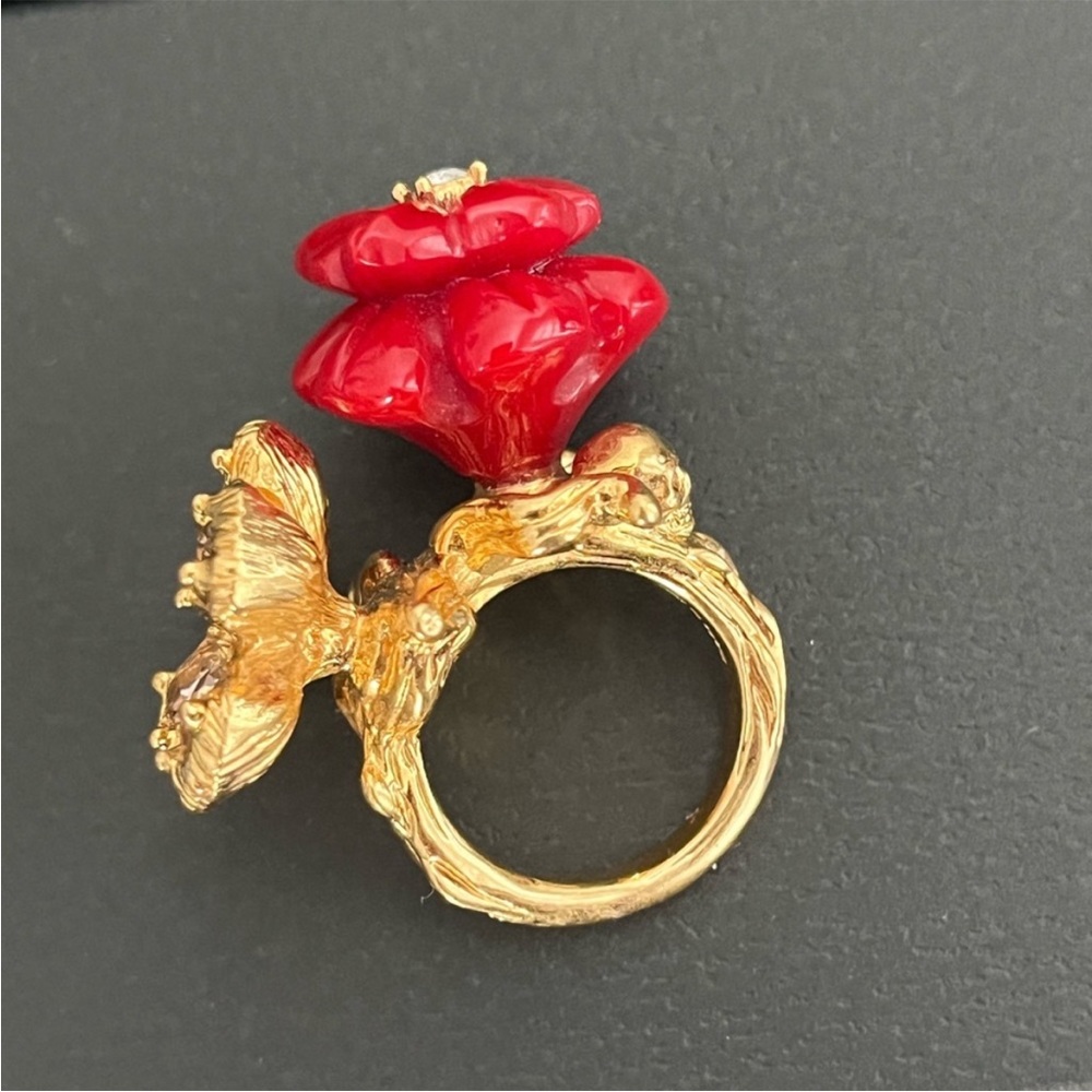 Alexander McQueen Flower Ring - Picture 13 of 16
